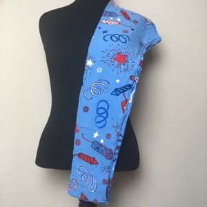 NWT LuLaRoe AMERICANA One Size Leggings